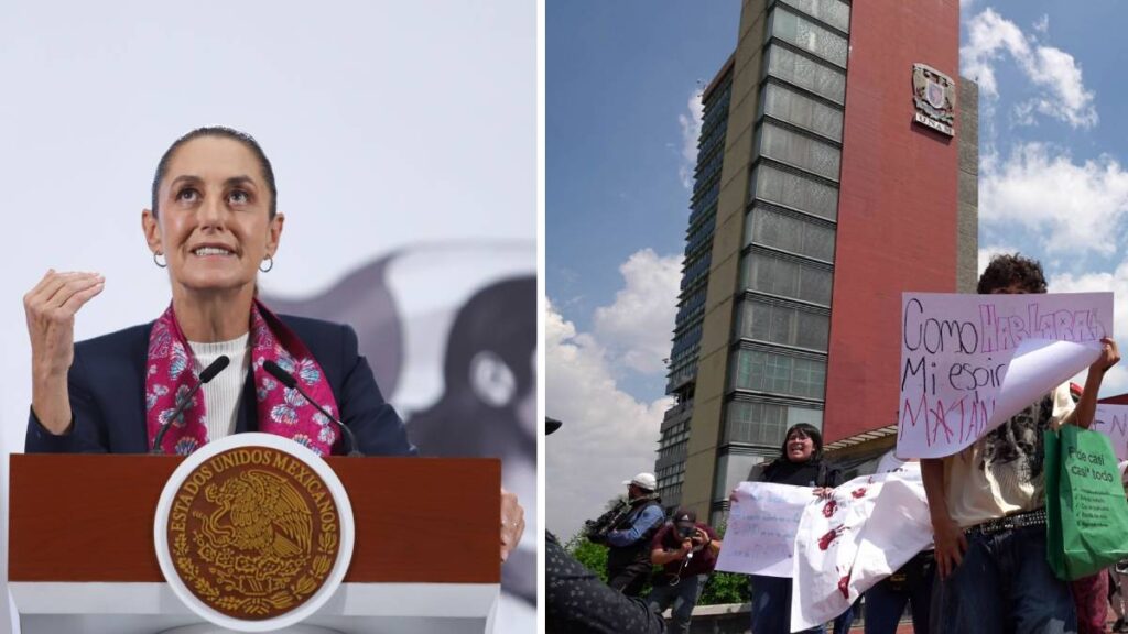 Sheinbaum anunció un programa de salud mental para jóvenes y monitoreo de redes tras cierres en escuelas de la UNAM.