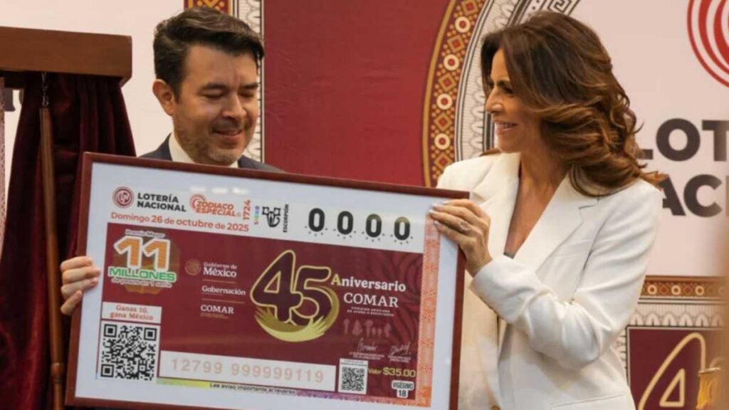 Lotería Nacional lanza billete conmemorativo de la Comar