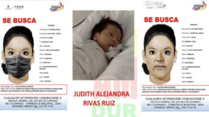 Localizan a bebé robada en Durango, mujer que la sustrajo sigue prófuga