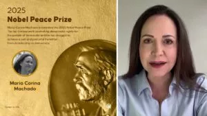 Reconocimiento internacional a Machado impulsa presión a Maduro