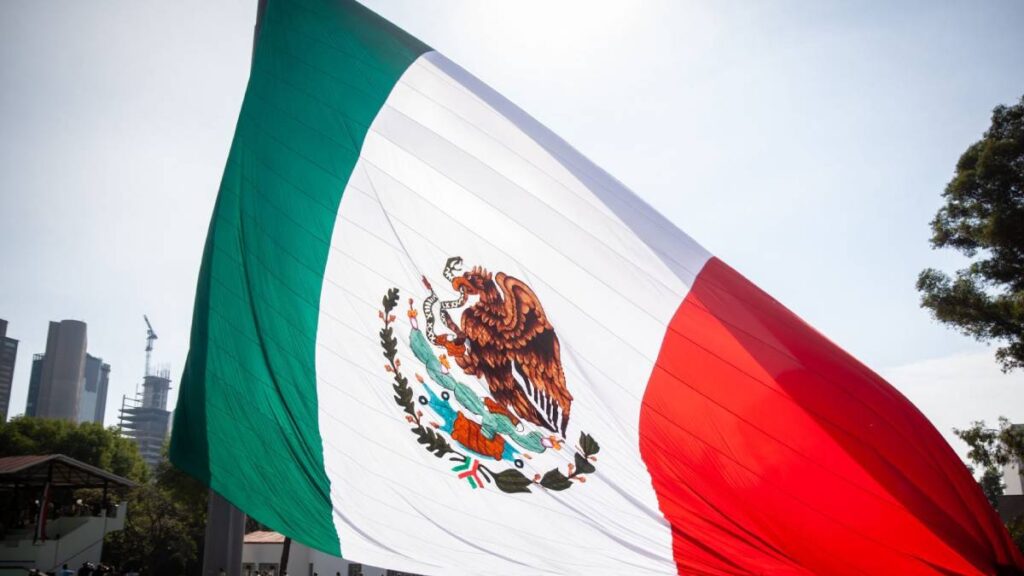 Bandera de México.