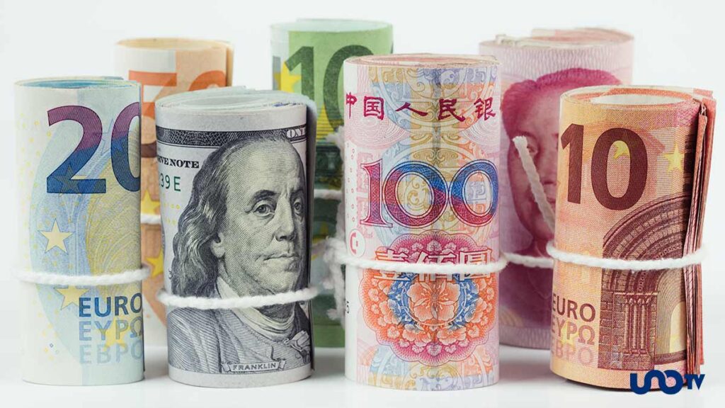 dólar frente a monedas de otros países