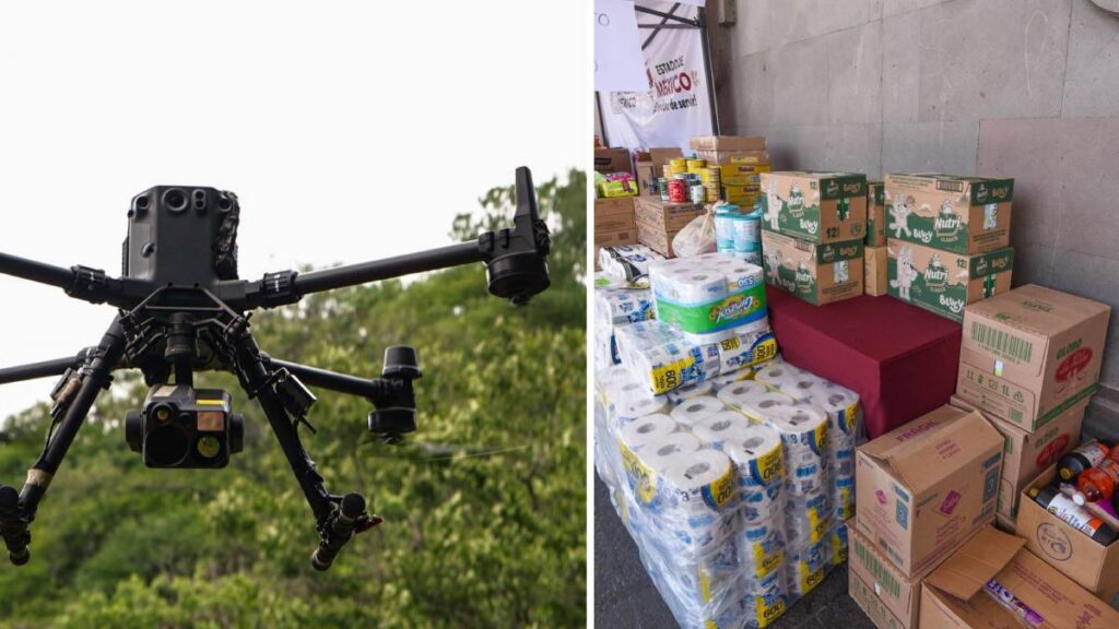 Drones solidarios ayudan a comunidades incomunicadas por lluvias en Veracruz y Puebla; voluntarios trasladan comida y medicinas sin costo.