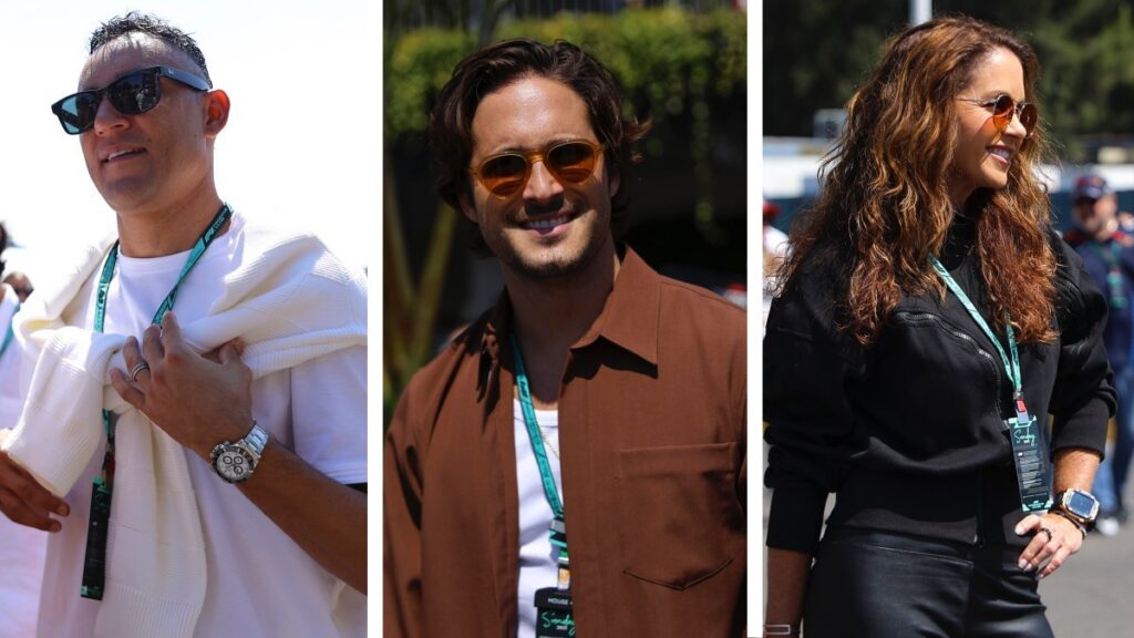 Las celebridades disfrutan el GP de México 2025