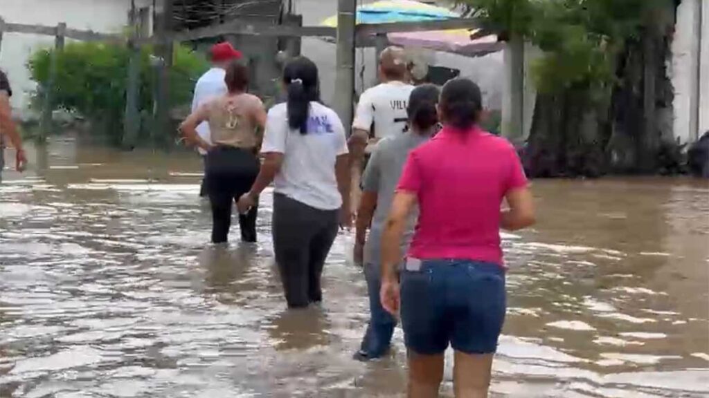 Inundaciones en el estado de Veracruz.