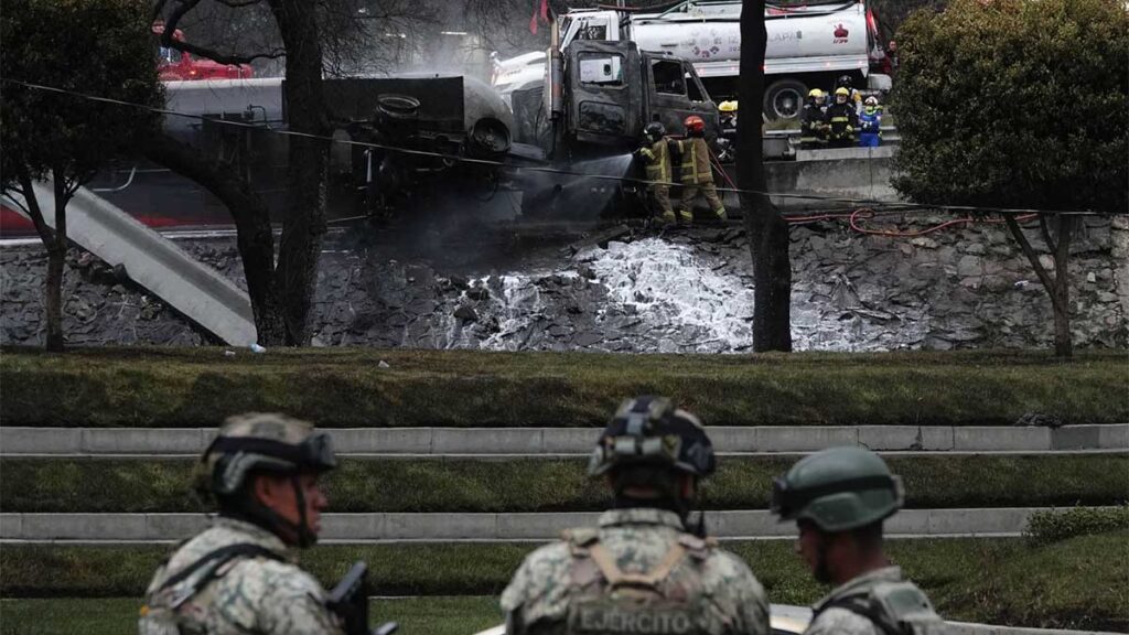 Explosión de pipa en Iztapalapa.