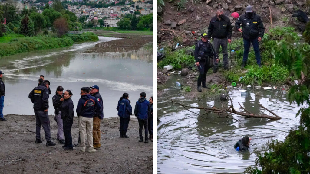 Buzos inspeccionan La Presa Los Cuartos en búsqueda de Kimberly.