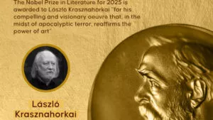 László Krasznahorkai, el “maestro del apocalipsis”, gana el Nobel de Literatura 2025