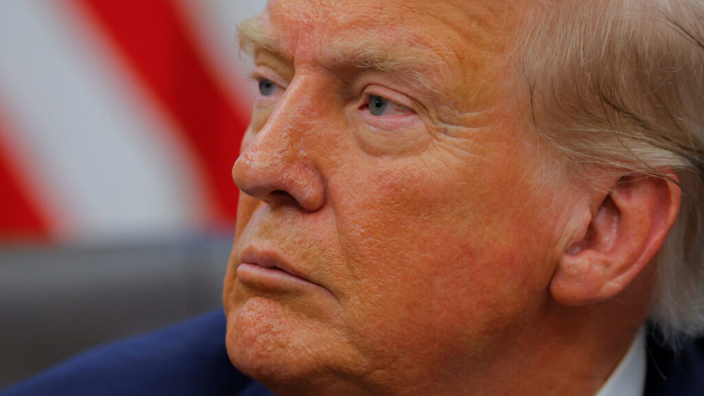 Moneda de un dólar Donald Trump