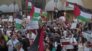 Organizaciones en favor de Palestina encabezan las movilizaciones en CDMX este 31 de octubre