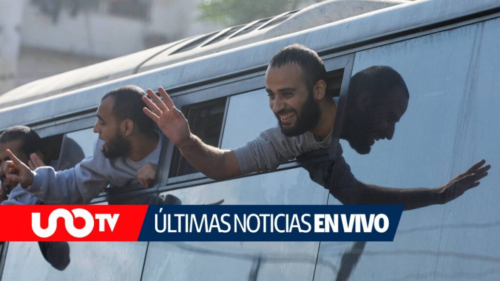 Celebración en Israel por liberación de rehenes. Foto: Reuters