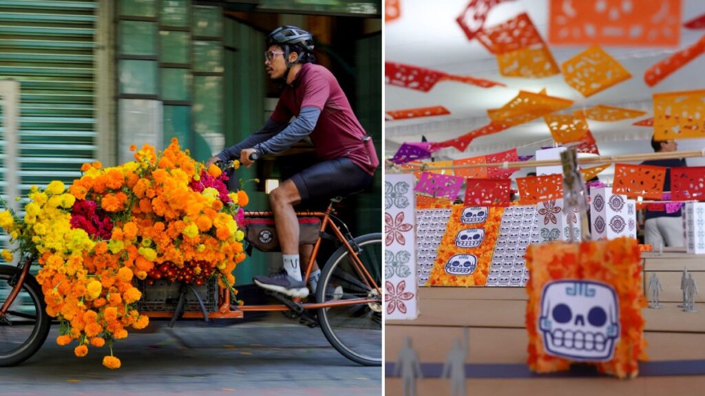 El cempasúchil, veladoras y otros productos son desplazados por artículos chinos. Cuartoscuro/Reuters