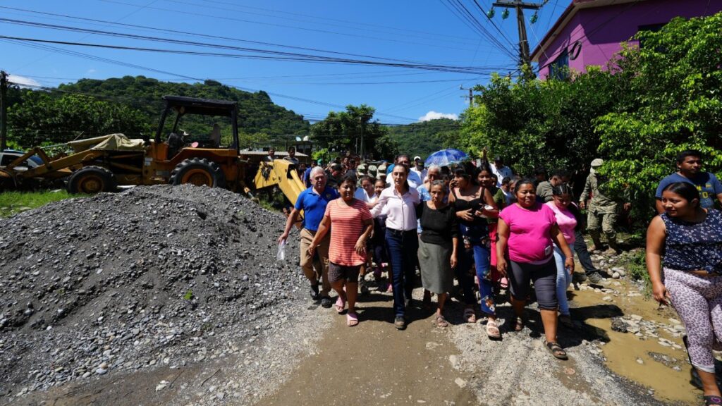 Sheinbaum anuncia 8 medidas tras las lluvias en 5 estados