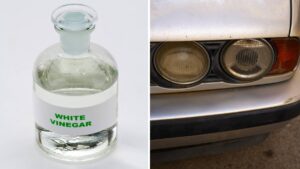 Vinagre blanco para los faros del auto; cómo usar este potente agente de limpieza natural