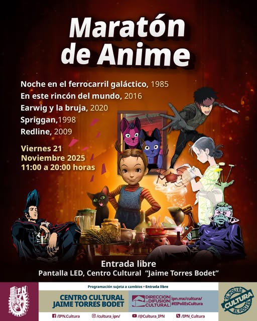 maratón anime ipn