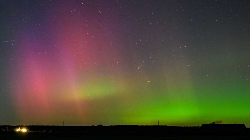 Aurora boreal Nuevo León