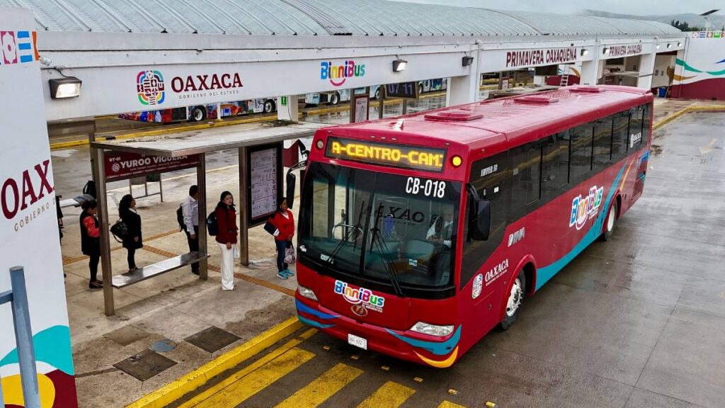 Tres nuevas rutas de BinniBus en Oaxaca.