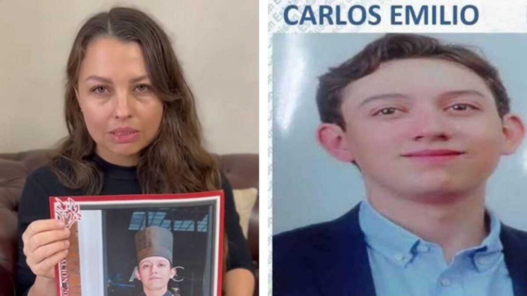 Familiares buscan a Carlos Emilio.