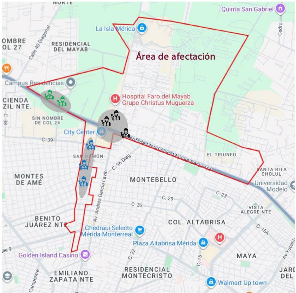 Estas serán las zonas afectadas por los cortes de luz en Yucatán.