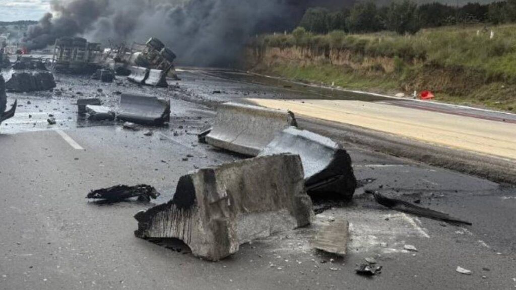 Accidente en carretera.