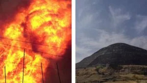 Ardió Teotihuacán: todo lo que se sabe del incendio atrás de la Pirámide de la Luna