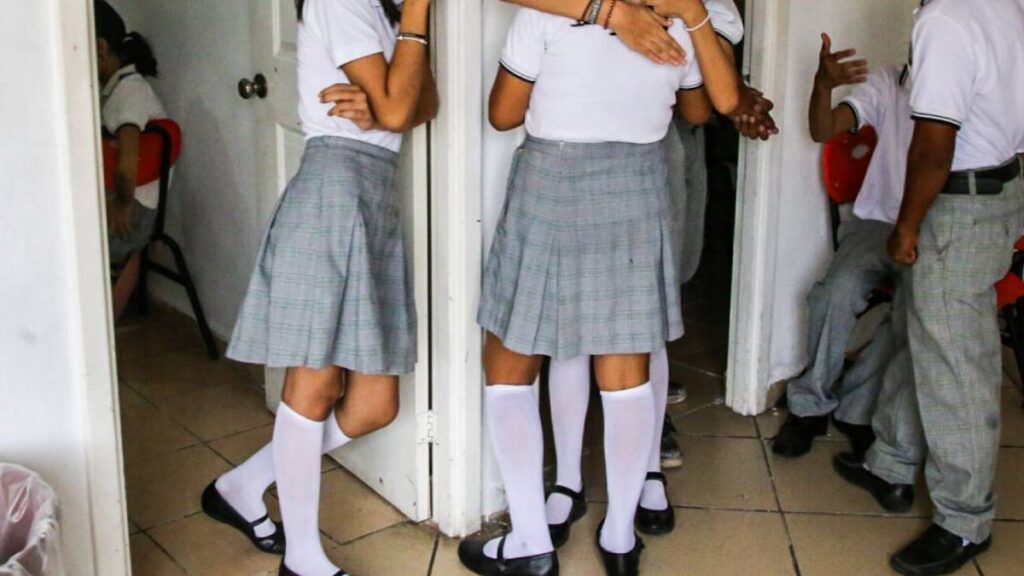 Alumnas de secundaria