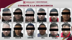 Caen 23 integrantes de grupo armado generador de violencia en Hidalgo