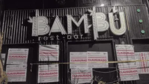 Joven denuncia agresión con tarro en el bar Bambú, clausurado en julio