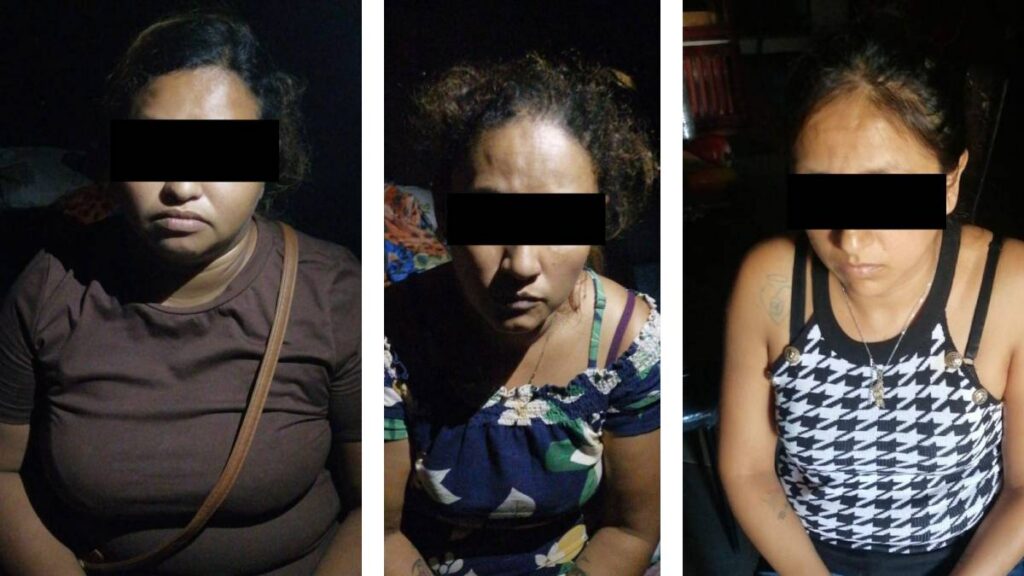 Mujeres detenidas por el caso de la menor.
