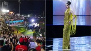 Llenan estadio en Tabasco para apoyar a Fátima Bosch en Miss Universo 2025