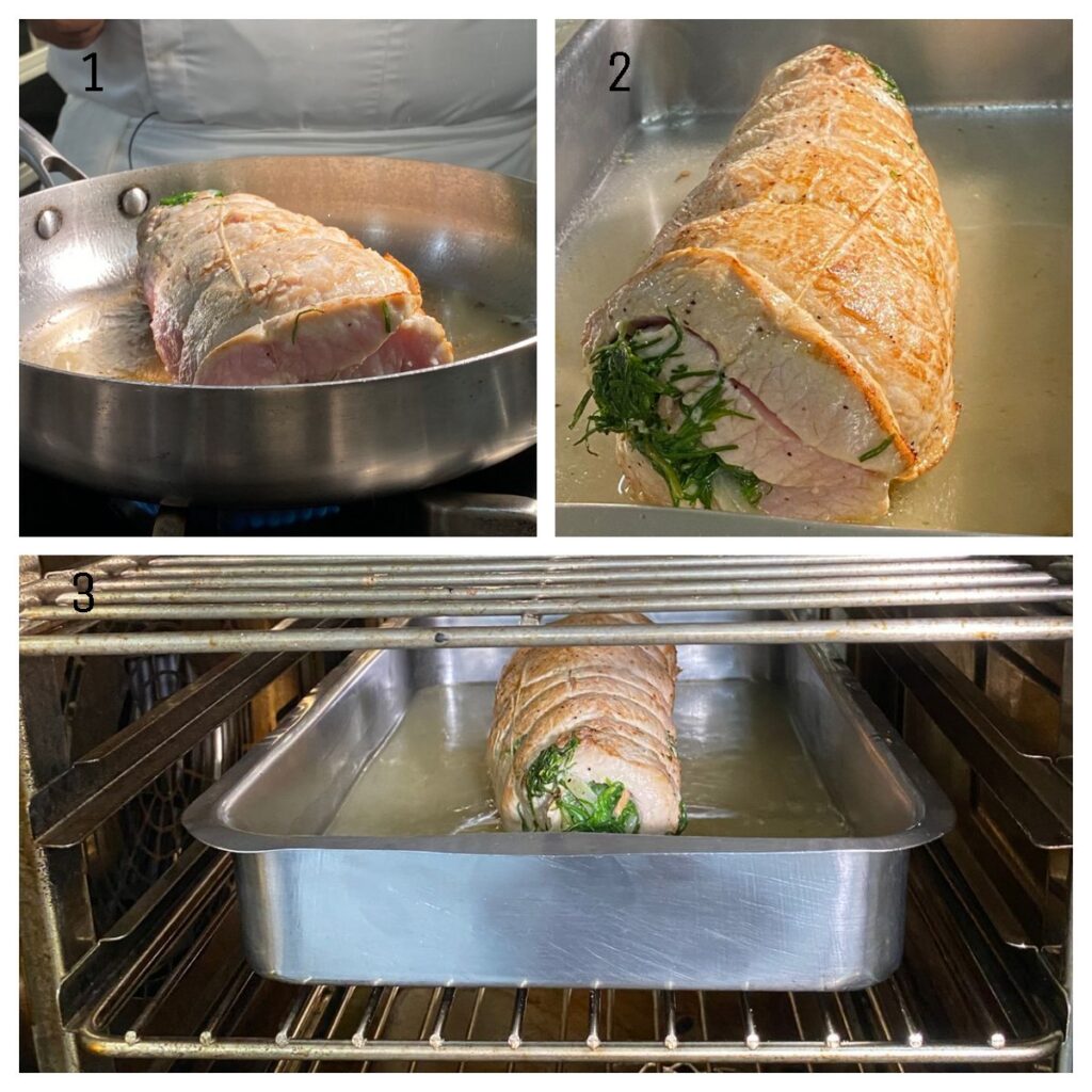 Lomo relleno navidad