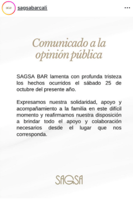 Captura de pantalla: Sasga Bar