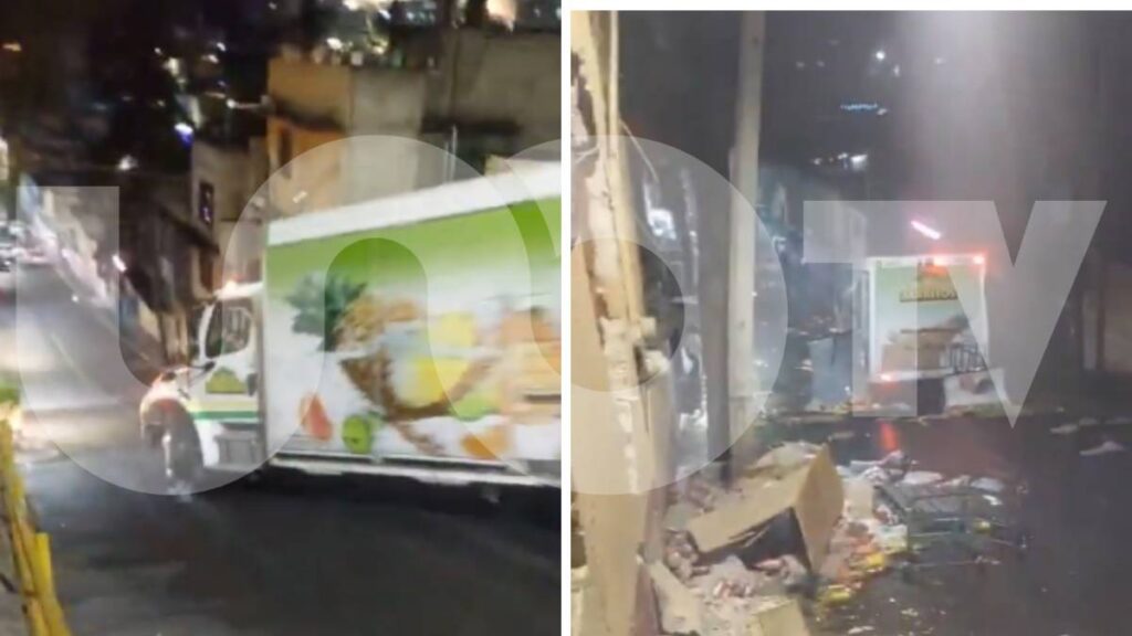 Camión de Jarritos se estrella con casa en la älvaro Obregón