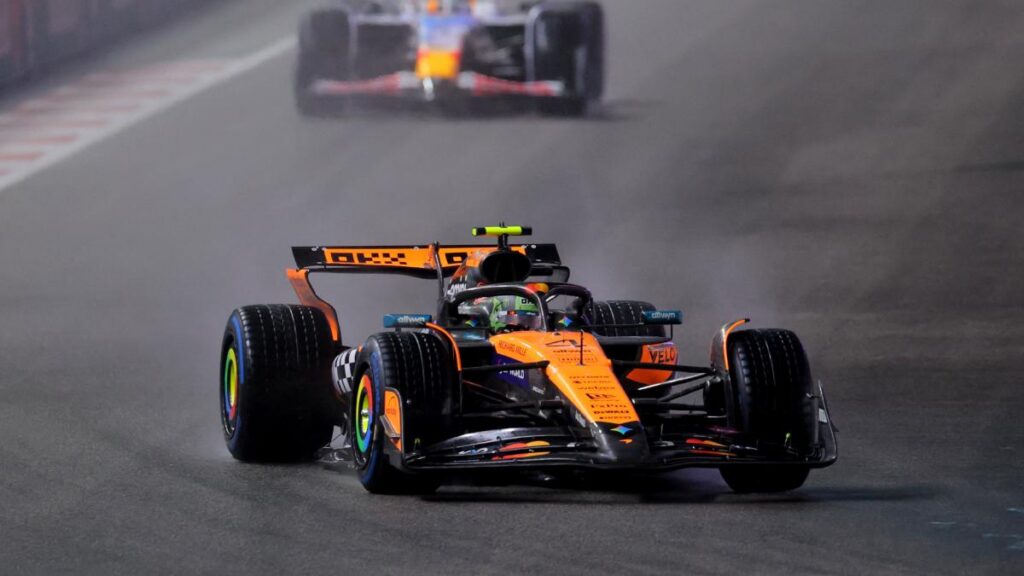 Lando Norris se lleva la pole position sobre Verstappen en el GP de Las Vegas