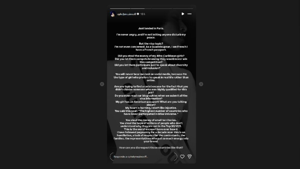 Miss Guadalupe acusa racismo tras dichos de Raúl Rocha sobre Olivia Yacé