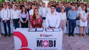 Presentan MOBI, el nuevo sistema de transporte en Quintana Roo