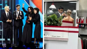 Juan Pablo Isaza ,integrante de Morat, celebra su Latin Grammy en restaurante de hamburguesas