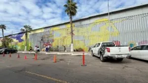 Artistas transforman el muro de Tijuana en lienzo