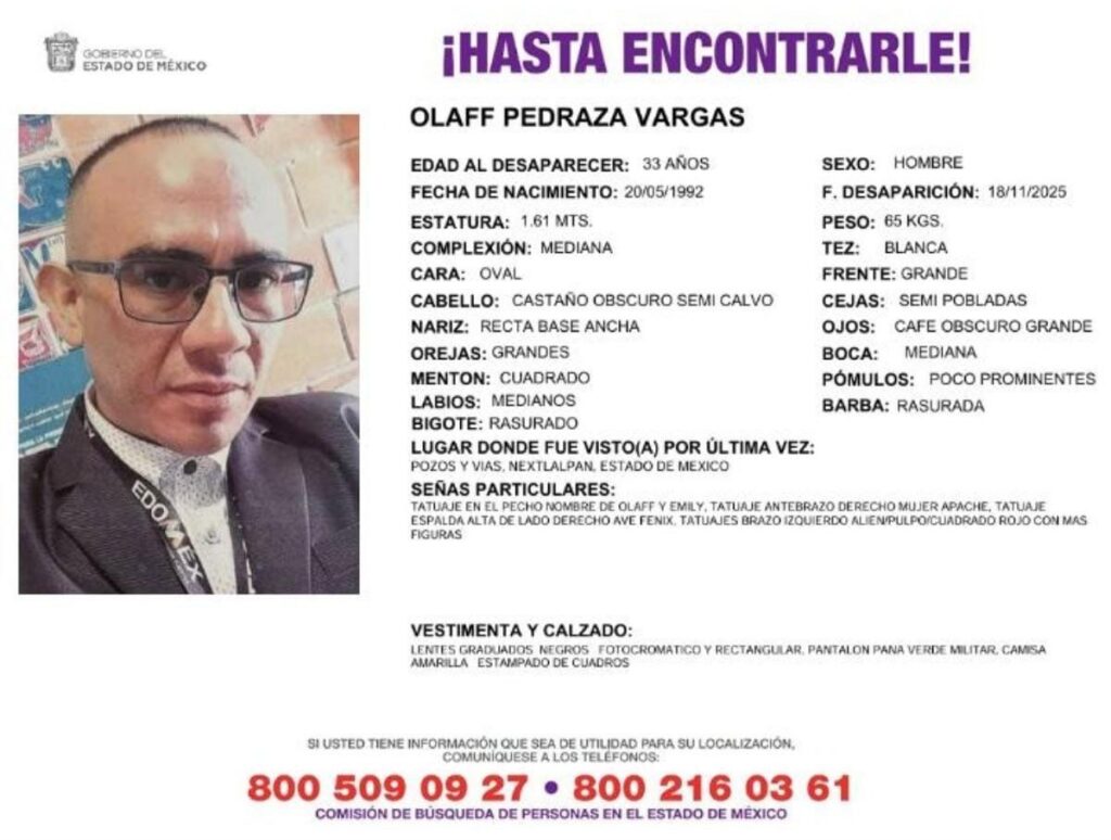 Olaff pedraza Nextlalpan edomex