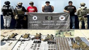 Primeros resultados del “Plan Michoacán”: 5 detenidos y arsenal decomisado