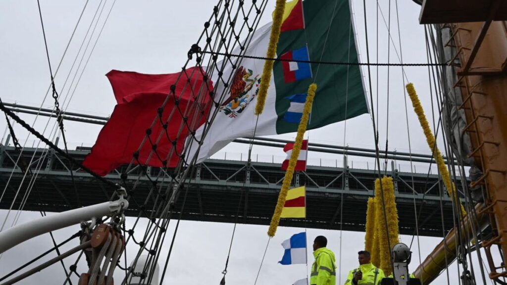 Vuelve el Buque Escuela Cuauhtémoc. Cuartoscuro