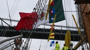 Cozumel recibe al Buque Escuela Cuauhtémoc después de su accidente en EE. UU.