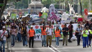 El Colectivo por una Mejor Movilidad encabeza las movilizaciones en CDMX este 6 de noviembre