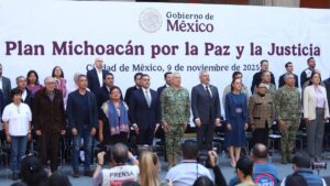 Sheinbaum presenta el Plan Michoacán por la Paz y la Justicia, contará con 12 ejes y tendrá una inversión de más de 57 mmdp