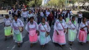 Pueblos, Comunidades y Organizaciones Indígenas encabezan las movilizaciones en CDMX este 18 de noviembre