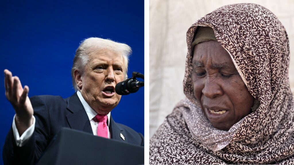 Trump condena atrocidades en Sudán. Foto: AFP