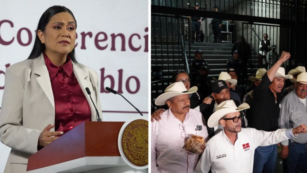 Adriana Montiel y Lideres productores y campesinos. Foto: Cuartoscuro