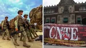 CNTE y GN encabezan las movilizaciones en CDMX este 28 de noviembre