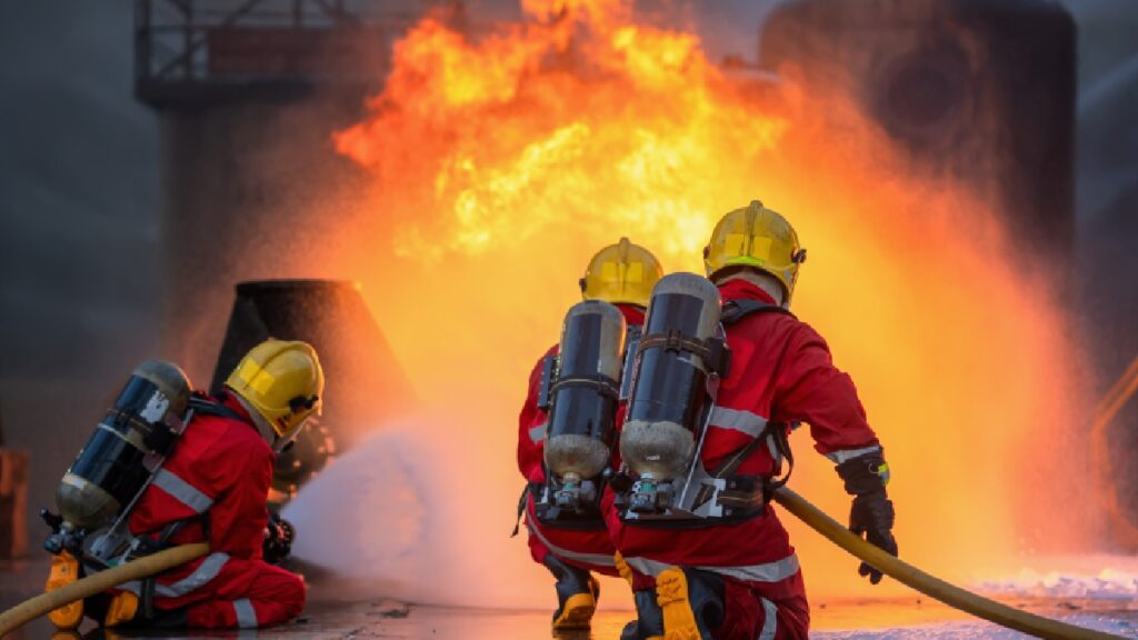 Fuerte explosión en Sydney, Australia ilumina la noche. Imagen ilustrativa. Foto: Gettyimages