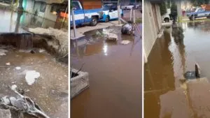 Fuga de agua sigue sin atención en Iztapalapa; así puedes levantar un reporte